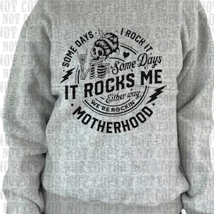 Rocking Motherhood Mama Breastfeeding Crewneck Mom Sweater Nursing Friendly