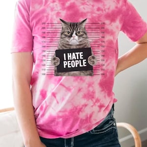 I Hate People Cat Breastfeeding Shirt, Nursing Friendly, Breastfeeding T-shirt, breastfeeding art
