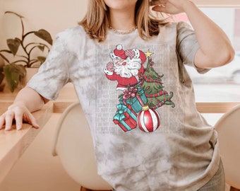 Christmas Santa Mom Breastfeeding Tshirt Nursing Friendly Pumping Friendly