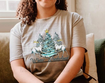 Christmas Winter Wonderland Mom Breastfeeding Tshirt Nursing Friendly Pumping Friendly