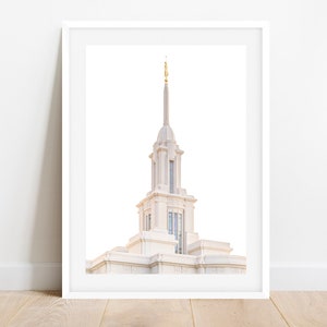 Payson Utah Temple Photo Digital Art