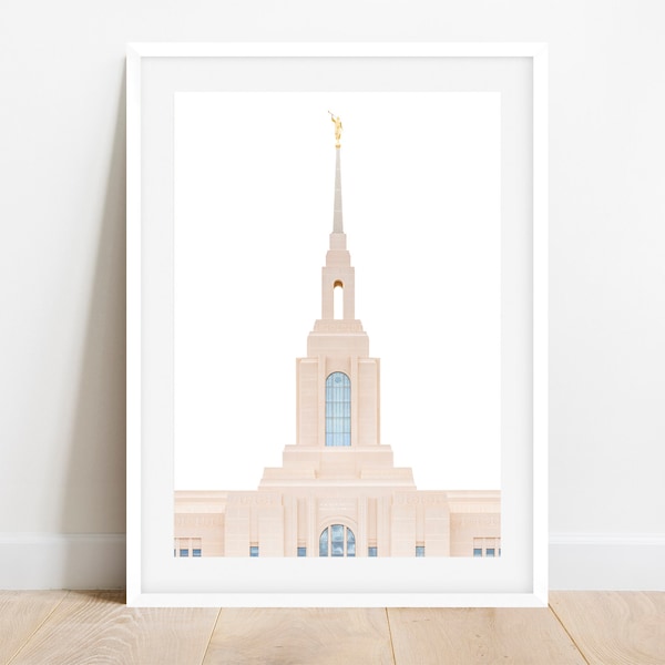 Red Cliffs Utah Temple Photo Digital Art