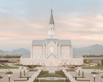 Arte fotografica del Tempio di Taylorsville, Utah