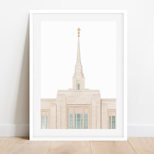 Ogden Utah Temple Photo Digital Art
