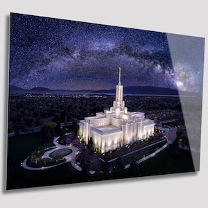 Mount Timpanogos Utah Temple Metal Print