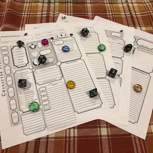 Fighter Character Sheet Dungeons & Dragons 5e