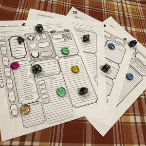 Sorcerer Character Sheet Dungeons & Dragons 5e