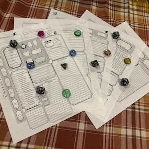 Waldläufer Charakterbogen Dungeons & Dragons 5e