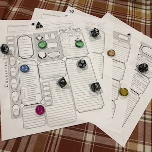 Druid Character Sheet Dungeons & Dragons 5e