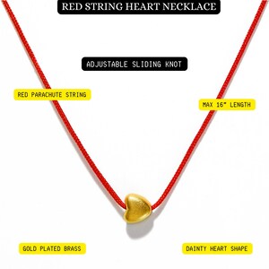 Red String Necklace