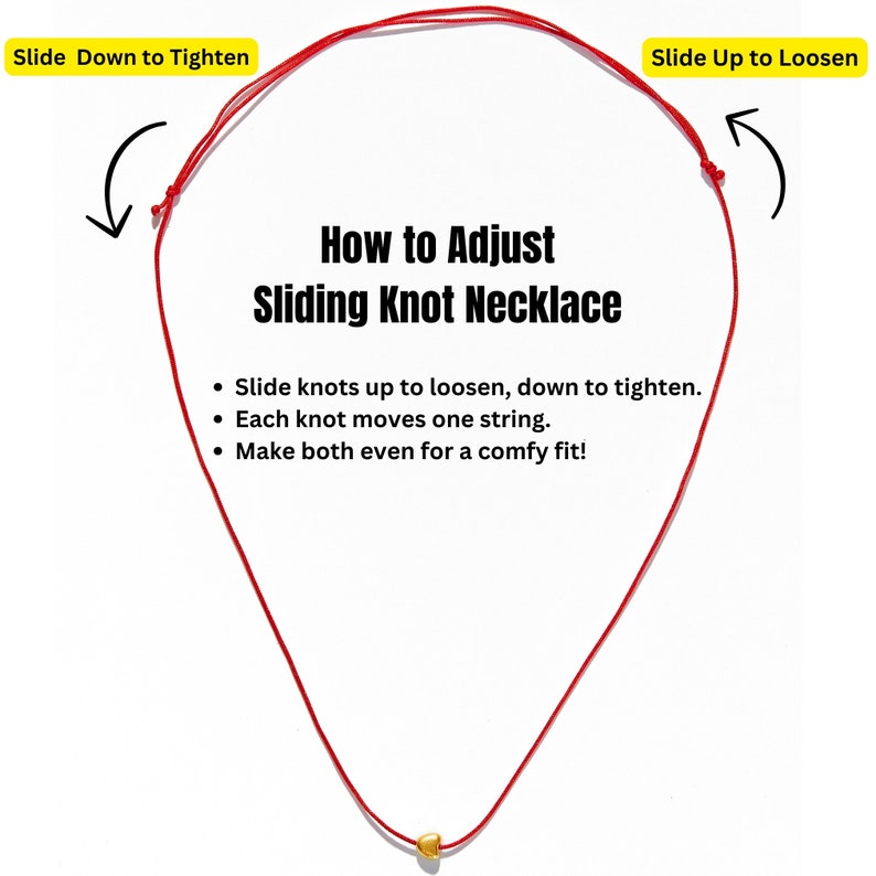 Red String Necklace