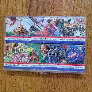 Universal Match Promotional Matchbook Set | Happy Birthday America! | American Bicentennial Ephemera | American History | Vintage (1975)