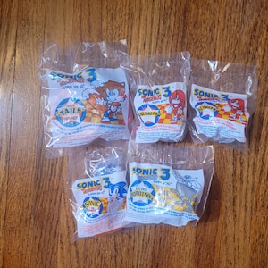 McDonald&#39;s &quot;Sonic the Hedgehog&quot; Happy Meal Toy | New, Never Opened | Vintage (1994) | Price Per Piece | FREE SHIPPING
