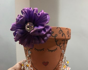 Female Essence Theme Terra Cotta Custom Planter Pot