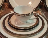 Vintage Ralph Lauren Academy collection with Platuim Trim. 17 pcs set. Excellent condition