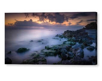 Caspersen Beach, Canvas Print, Framed Canvas, Photo Print, Venice Florida, Sunset, Coastal Wall Art by Liesl Walsh Photography