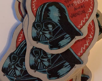 Vintage Vader Valentine Stickers