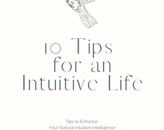 10 Intuition Tipps zur Steigerung Ihrer natürlichen Intelligenz, Printable, Meditation, Intuition Journal Prompts