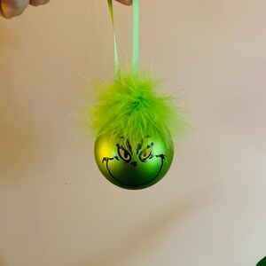 Grinch themed ornaments | Christmas ornaments | Personalized christmas ornaments | Grinch themed personalized ornaments