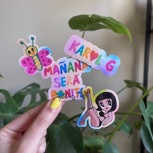 Karol G Sticker Pack | Manana sera bonito stickers | Karol G stickers | Water Resistant stickers | Karol G sticker bundle | Bichota season