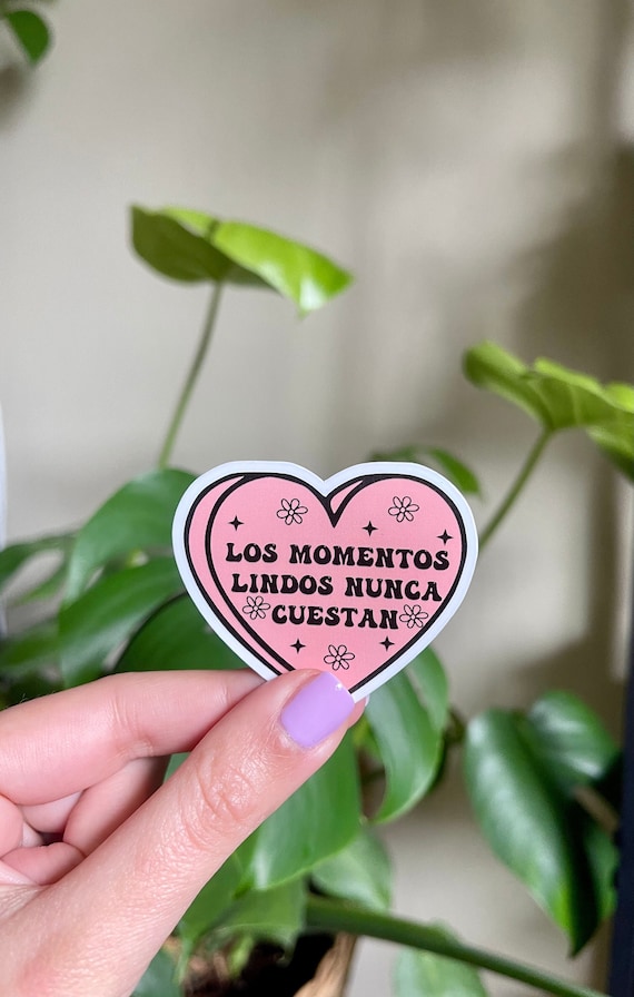 Bad Bunny stickers | Los momentos lindos nunca cuestan | Water resistant stickers