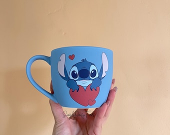 Stitch themed coffee mug, stitch coffee cup, cute stitch mug, holiday mug gifts, coffee mugs, gifts