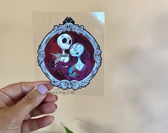 Uvdtf halloween decals | uvdtf boogieman decal | uv dtf 4 inch decals | uv dtf Halloween stickers | Jack halloween uvdtf
