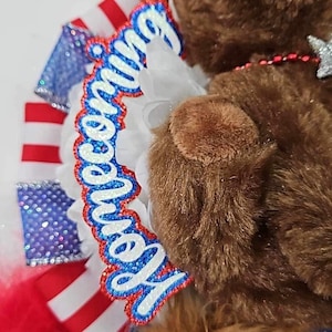 Homecoming mum arched letters | Homecoming cutouts | Mum cutouts | Big letters for a mum | Big Homecoming Mum letters