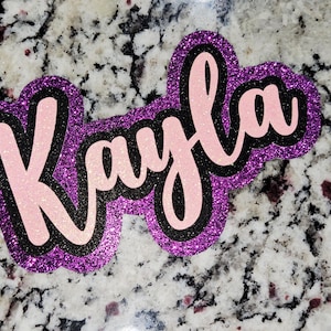 Homecoming mum NAME | Homecoming cutouts | Mum cutouts | Big letters for a mum | Big Homecoming Mum  NAME letters