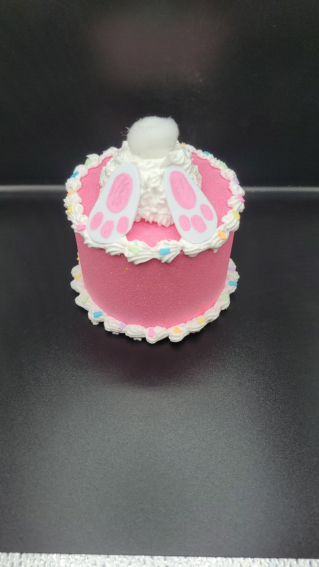 Easter Bunny Bottom Mini CAKE Easter Bunny Mini Cake Tiered Tray Decor ...