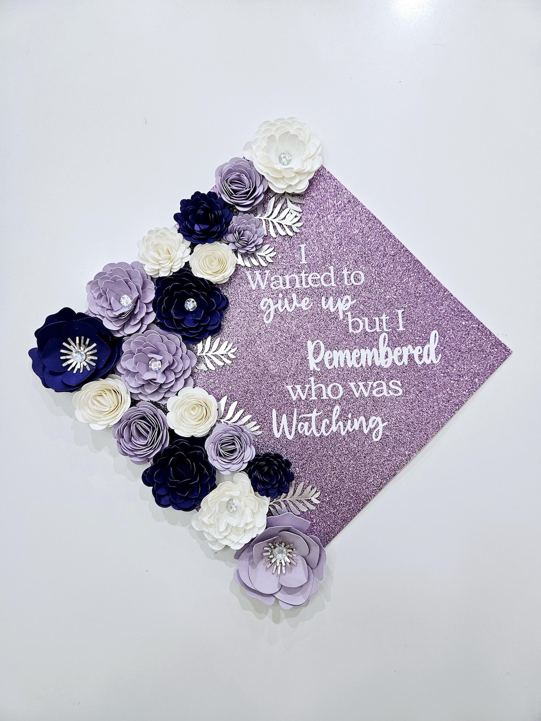 Flower Graduation Cap Cover | Graduation Cap Topper| Kindergarten ...