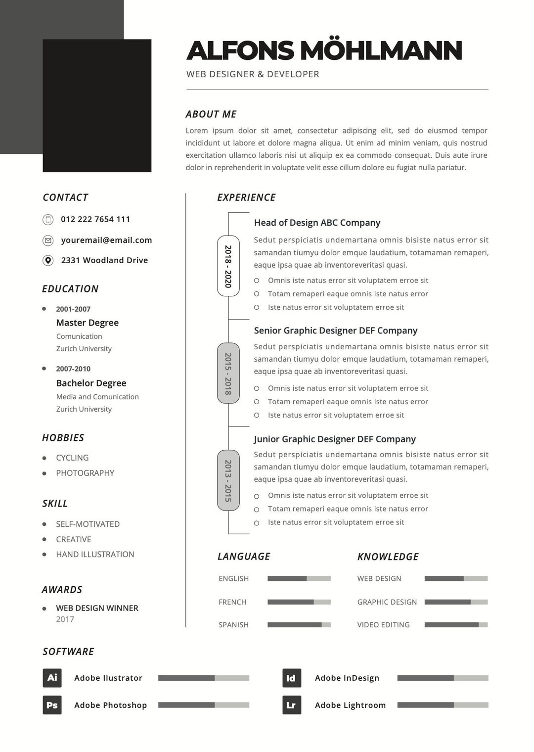 Cv Form File CV Template 76 Professional Resume Format File-type Doc/pdf - Etsy