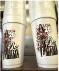 Custom Photo Foam Cups: Personalized Birthday Party Favors, Any Logo