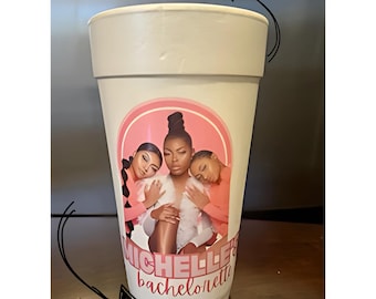 Custom Photo Styrofoam Party Cups, Personalized Logo Cups