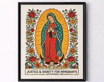 Justice & Dignity, Resist Print, Resistance 10x10 print