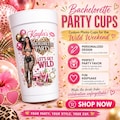 Custom Photo Styrofoam Party Cups, Bachelorette Birthday Favors