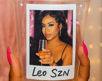 Custom Photo Party Cups, Personalized 16oz Plastic Cups