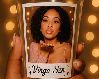 Personalized Photo Party Cups – Custom Birthday Favor, Event Decor