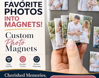 2x2 Custom Photo Magnets | Personalized Gifts for Family & Loved Ones