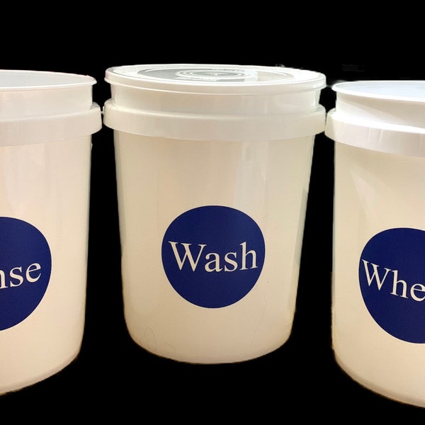 Wash Rinse Wheels bucket stickers