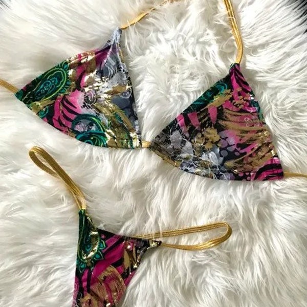 Thong Swimwear Dance Etsy