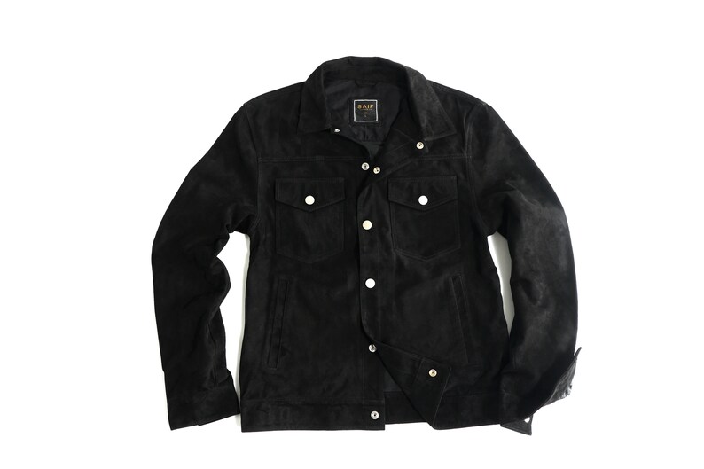 Goat Suede Jacket Top Quality Men Jacket Women Leather Jacket Brown