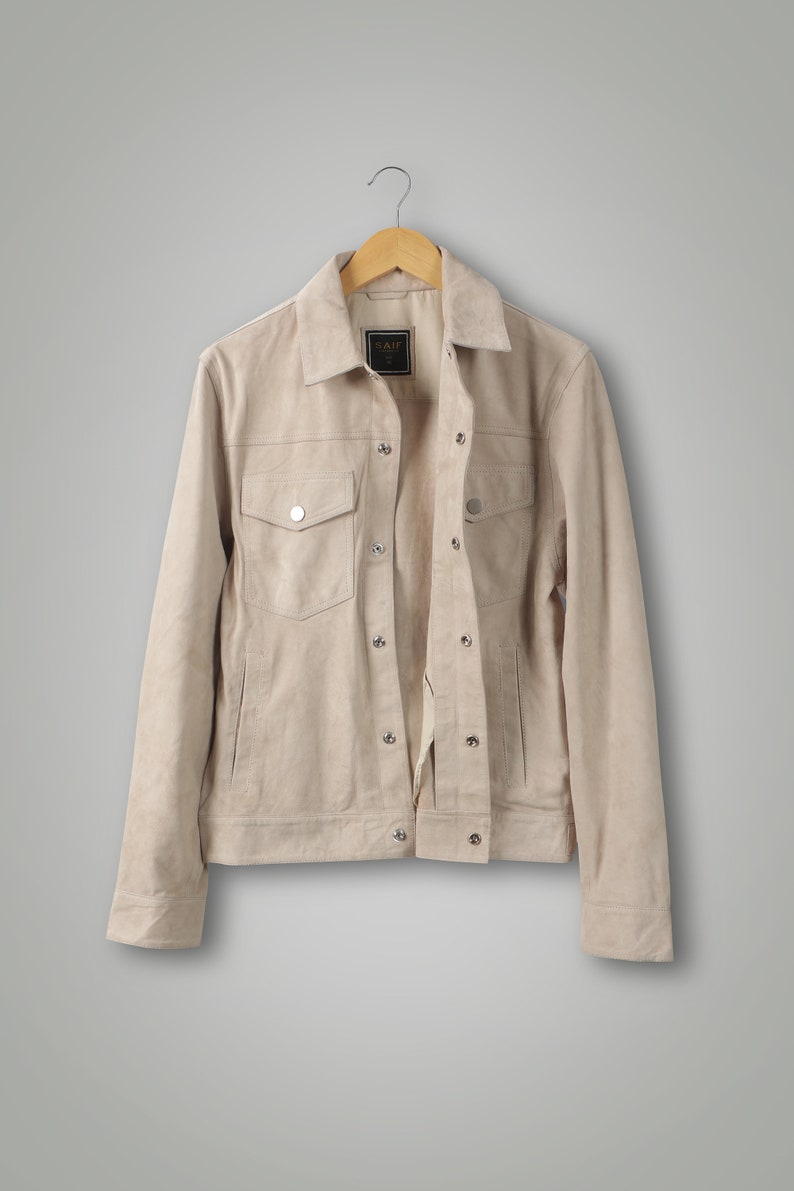 Goat Suede Jacket Top Quality Men Jacket Women Leather Jacket Brown