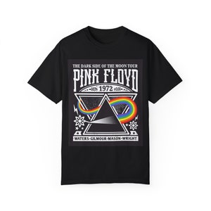 T-Shirt Pink Floyd Classic Rock Shirt, Dark Side of the Moon Vintage Tee, Perfect Gift for Music Lovers, Mother's, Christmas Gifts