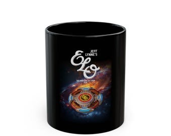 Jeff Lynne ELO Tour "Over and Out" Black Mug (11oz, 15oz)