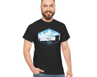 Star Wars Hoth-T-shirt: uniseks T-shirt met scifi-afbeelding