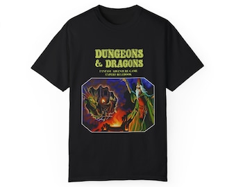 Camiseta de D&D: Diseño de caja magenta de los 80, camiseta vintage para gamers