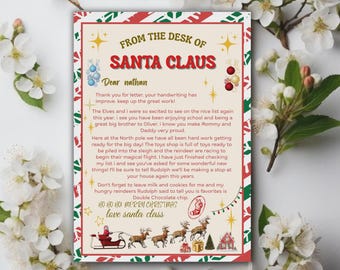 Santa Claus Letter | Personalized North Pole Christmas Message