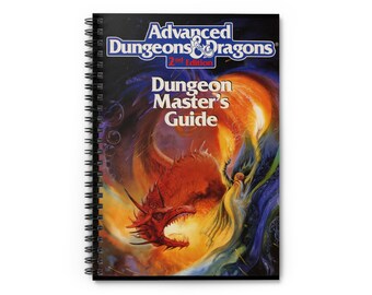 D&D DM Notizbuch - Liniertes Spiraljournal, matt