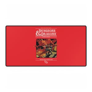 Dungeons & Dragons Desk Mat, Gaming Mouse Pad, RPG Game Accessory, Office Decor, Geeky Gift, Fantasy-Themed Desk Cover